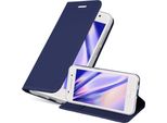 Cadorabo Custodia Per Cellulare Per Htc One A9 Custodia Protettiva In Blu Cover Etui Book Case Booklet