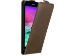 Cadorabo Cover Per Lg K10 2017 Cover Protettiva In Marrone Flip Case Custodia Per Telefono Cellulare Cover