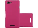 Cadorabo Custodia Protettiva Per Sony Xperia E3 In Rosa Custodia Rigida Per Telefono Cellulare Cover