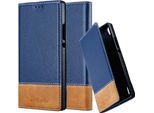 Cadorabo Cover Per Huawei Ascend P7 Cover Protettiva In Blu Shandy Custodia A Libro Custodia In Similcuoio