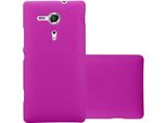 Cadorabo Custodia Protettiva Per Sony Xperia Sp In Rosa Custodia Rigida Per Telefono Cellulare Cover