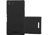Cadorabo Custodia Protettiva Per Sony Xperia E3 In Nero Custodia Rigida Per Telefono Cellulare Cover