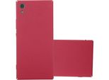 Cadorabo Custodia Protettiva Per Sony Xperia XA1 In Rosso Custodia Rigida Per Telefono Cellulare Cover
