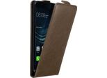 Custodia Cadorabo Per Huawei P9 Custodia Protettiva In Marrone Custodia Flip Per Telefono Cellulare Custodia Cover