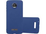 Cadorabo Custodia Protettiva Per Motorola Moto Z2 In Blu Custodia Per Telefono Cellulare Tpu Etui Cover Case