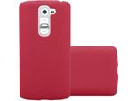 Cadorabo Custodia Protettiva Per Lg G2 Mini In Rosso Custodia Rigida Per Telefono Cellulare Cover
