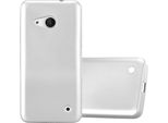 Cadorabo Cover Protettiva Per Nokia Lumia 550 In Argento Custodia Del Telefono Cellulare Tpu Custodia In Silicone Custodia Cover