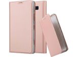Cadorabo Custodia Per Cellulare Per Nokia Lumia 950 Custodia Protettiva In Rosa Cover Etui Book Case Booklet