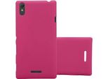 Cadorabo Custodia Protettiva Per Sony Xperia T3 In Rosa Custodia Rigida Per Telefono Cellulare Cover