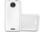 Cadorabo Custodia Protettiva Per Motorola Moto C In Argento Custodia Per Cellulare Custodia In Silicone Tpu Cover Case