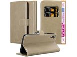 Cadorabo Cover Per Htc Desire 10 Lifestyle / Desire 825 Cover Protettiva In Marrone Cover Per Cellulare Cover A Libro Case Case
