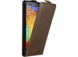 Cadorabo Cover Per Samsung Galaxy Note 3 Neo Cover Protettiva In Marrone Flip Case Custodia Per Telefono Cellulare Case Cover
