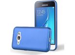 Cadorabo Cover Protettiva Per Samsung Galaxy J1 2016 Custodia In Blu Custodia Per Telefono Cellulare Tpu Custodia In Silicone Custodia Cover