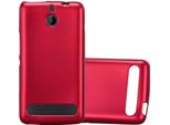 Cadorabo Cover Protettiva Per Sony Xperia E1 In Rosso Custodia Per Telefono Cellulare Custodia In Silicone Tpu Custodia Cover