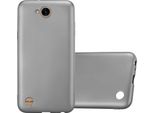 Cadorabo Custodia Protettiva Per Lg X Power 2 Cover In Grigio Custodia Per Telefono Cellulare Tpu Custodia In Silicone Cover Case
