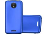 Cadorabo Custodia Protettiva Per Motorola Moto C Custodia In Blu Custodia Per Telefono Cellulare Custodia In Silicone Tpu Custodia Di Copertura