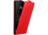 Cadorabo Cover Per Lg G5 Cover Protettiva In Rosso Flip Case Custodia Del Telefono Cellulare Cover