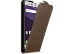 Custodia Cadorabo Per Zte Blade V8 Mini Custodia Protettiva In Marrone Custodia Flip Per Telefono Cellulare Custodia Cover