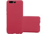 Cadorabo Custodia Protettiva Per Huawei P10 In Rosso Custodia Rigida Per Telefono Cellulare Cover