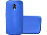 Cadorabo Custodia Protettiva Per Motorola Moto G2 Custodia In Blu Custodia Per Telefono Cellulare Custodia In Silicone Tpu Custodia Di Copertura