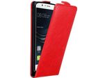 Cadorabo Custodia Per Huawei P9 Lite 2016 / G9 Lite Custodia Protettiva In Rosso Flip Case Custodia Per Cellulare Custodia Cover