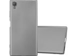 Cadorabo Custodia Protettiva Per Sony Xperia XA1 Plus Cover In Grigio Custodia Del Telefono Cellulare Custodia In Silicone Tpu Custodia Cover