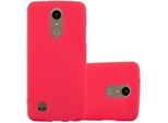 Cadorabo Custodia Protettiva Per Lg K10 2017 Versione Usa Cover In Rosso Custodia Per Telefono Cellulare Tpu Etui Cover Case