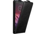 Custodia Cadorabo Per Motorola Moto Z2 Cover Protettiva In Nero Custodia Flip Per Telefono Cellulare Custodia Cover