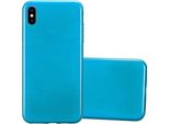 Cadorabo Custodia Per Apple Iphone Xs Max Custodia Protettiva In Turchese Protettiva Tpu Silicone Custodia Cover