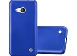 Cadorabo Custodia Protettiva Per Nokia Lumia 550 Custodia In Blu Custodia Per Cellulare Custodia In Silicone Tpu Custodia Cover