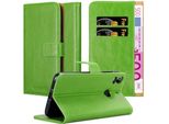 Cadorabo Cover Per Htc Desire 10 Pro Cover Protettiva In Verde Cover Telefono Cellulare Cover Libro Custodia Custodia