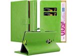 Cadorabo Cover Per Nokia Lumia 1520 Cover Protettiva In Verde Cover Per Cellulare Custodia Libro Custodia
