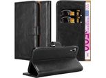 Cadorabo Custodia Per Htc Desire 10 Lifestyle / Desire 825 Custodia Protettiva In Nero Custodia Per Telefono Cellulare Custodia A Libro Custodia