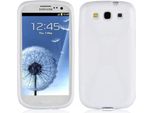 Cadorabo Custodia Per Telefono Cellulare Per Samsung Galaxy S3 / S3 Neo In Bianco Cover Tpu Silicone Back Cover Custodia