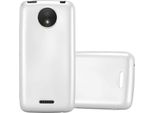 Cadorabo Custodia Protettiva Per Motorola Moto C Plus In Argento Custodia Del Telefono Cellulare Custodia In Silicone Tpu Custodia Cover Case