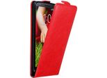 Custodia Cadorabo Per Lg G2 Cover Protettiva In Rosso Custodia Flip Per Telefono Cellulare Custodia Cover