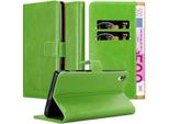 Cadorabo Cover Per Sony Xperia Z5 Premium Cover Protettiva In Verde Cellulare Cover Book Case Custodia