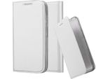 Cadorabo Custodia Per Cellulare Per Motorola Moto G2 Custodia Protettiva In Argento Cover Etui Book Case Booklet
