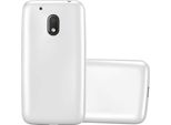 Cadorabo Custodia Protettiva Per Motorola Moto G4 Play In Argento Custodia Del Telefono Cellulare Custodia In Silicone Tpu Cover Case
