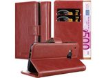 Cadorabo Cover Per Htc One M9 Cover Protettiva In Rosso Cover Telefono Cellulare Cover Libro Custodia Custodia