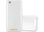 Cadorabo Custodia Protettiva Per Zte Blade A612 In Argento Custodia Del Telefono Cellulare Custodia In Silicone Tpu Cover Case