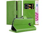 Cadorabo Cover Per Htc One M10 Cover Protettiva In Verde Cover Per Cellulare Cover Libro Custodia