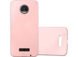Cadorabo Custodia Protettiva Per Motorola Moto Z In Rosa Custodia Del Telefono Cellulare Custodia In Silicone Tpu Custodia Cover Case