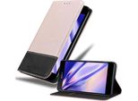 Cadorabo Custodia Per Sony Xperia M4 Aqua Custodia Protettiva In Rosa Shandy Custodia Book Case Custodia In Similcuoio