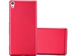 Cadorabo Custodia Per Sony Xperia Xa Ultra Copertura Protettiva In Rosso Custodia Rigida Per Telefono Cellulare Custodia