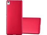 Cadorabo Cover Per Sony Xperia Xa Cover Protettiva In Rosso Custodia Rigida Cover Per Telefono Cellulare