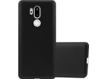 Cadorabo Custodia Protettiva Per Lg G7 Thinq / Fit / One Cover In Nero Custodia Del Telefono Cellulare Custodia In Silicone Tpu Custodia Cover