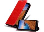 Cadorabo Custodia Per Xiaomi Redmi 7A Custodia Protettiva In Rosso Cellulare Custodia Cover Chiusura Magnetica
