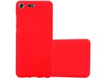 Cadorabo Custodia Protettiva Per Sony Xperia Xz Premium In Rosso Custodia Per Cellulare Tpu Etui Cover Case