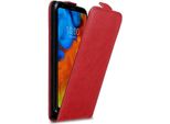 Cadorabo Cover Per Lg Q Stylus Cover Protettiva In Rosso Flip Case Custodia Per Telefono Cellulare Case Cover